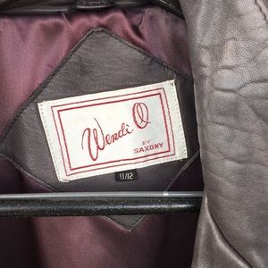 JUST FOUND NEW LADIES leather/lamb bomber. Great gift! NAMED AFTER ME!